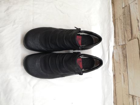 Rieker 38 - dámske zateplené čierne topánky, rieker,38