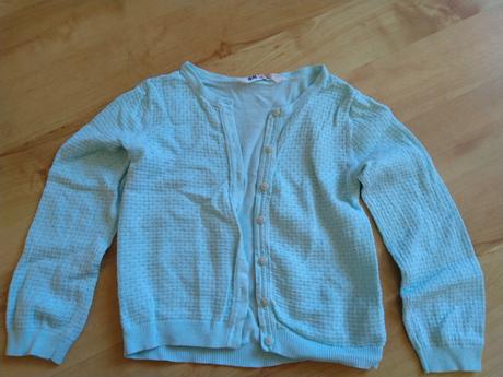 Krásny mentolovy svetrík super stav, h&m,110