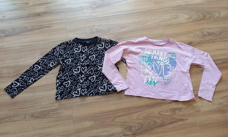 2x dievčenské topy, f&f,140