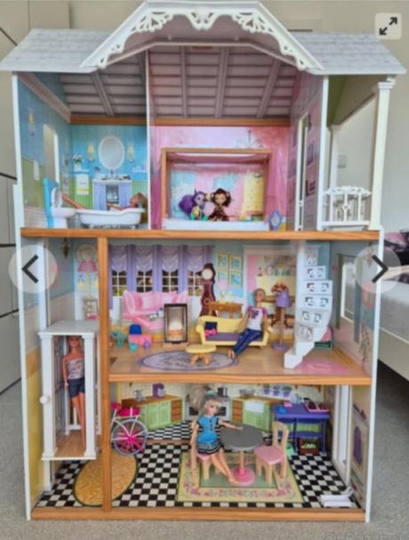Barbie domček+barbie, 
