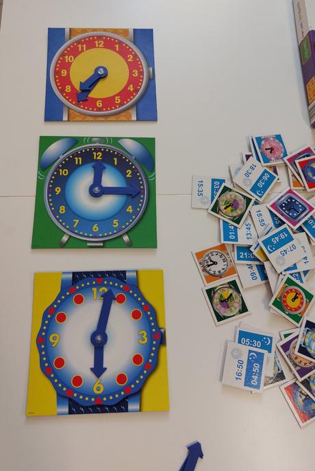 Hra na ucenie hodin, 