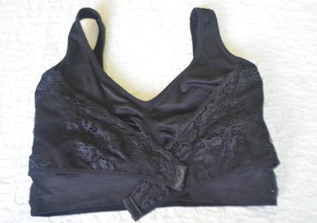 Podprsenka s preloženou čipkou, veľ. l, l