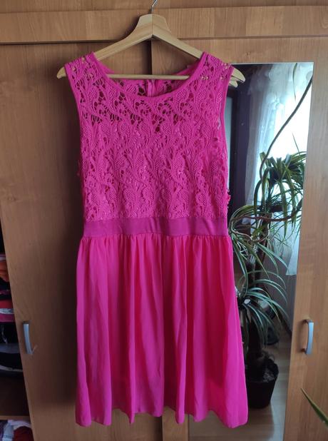 Dámske šaty ružovej farby, veľ. 42, 42
