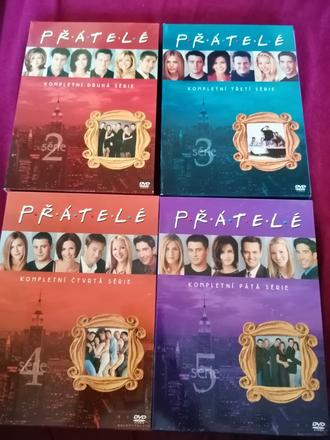 Dvd přátelé komplet 2.-5.séria,