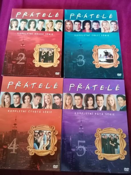 Dvd přátelé komplet 2.-5.séria,