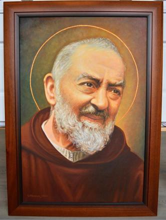 Páter pio - veľký obraz,