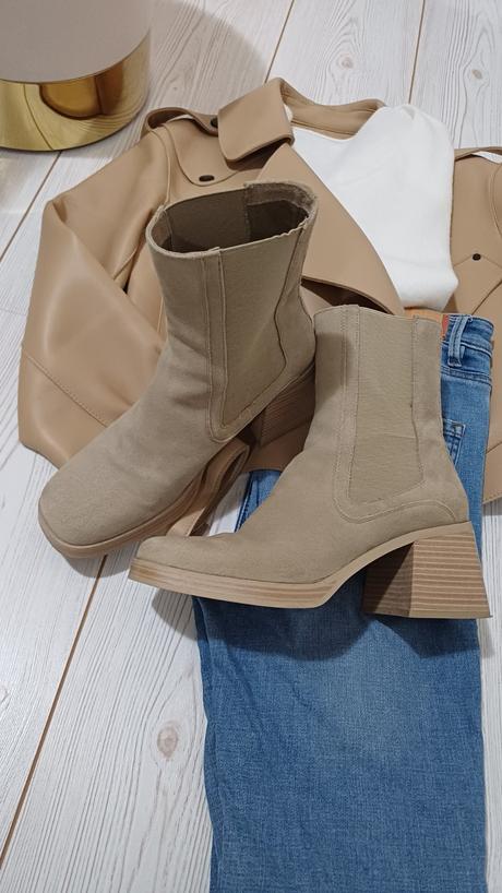 Kožené čižmy, bershka,38