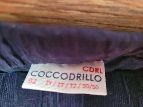 Menčestrové nohavice (zateplené), coccodrillo,92