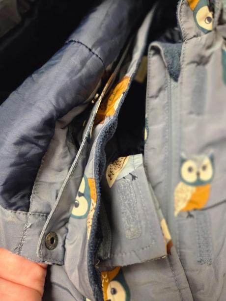 Lindex zimna kombineza sovy 80 a ciapka fix, lindex,80