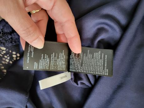 158/164 čipkované saty, h&m,158