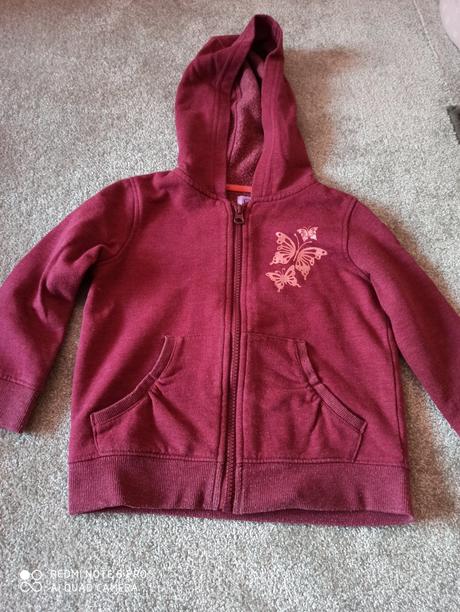 Bordová mikina, f&f,104