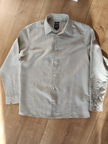 Ľanovo bavlnená košeľa v xs, gap,xs