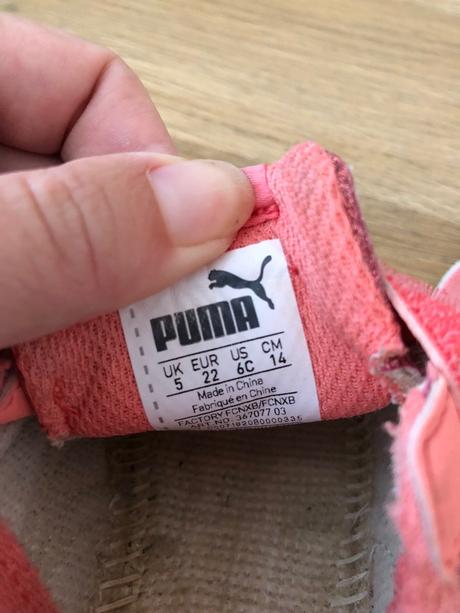 Puma oranzove trblietavé tenisky 22, puma,22