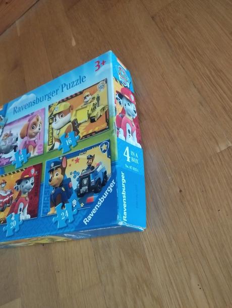 Puzzle 4 v 1 paw patrol labková patrola,