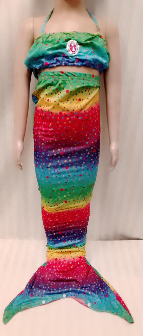 3 set plavecký morská víla bodkovaná s diamantom, 128