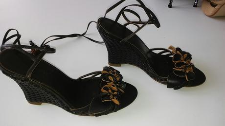 Zavazovacie platformove sandale karen millen 36, 36