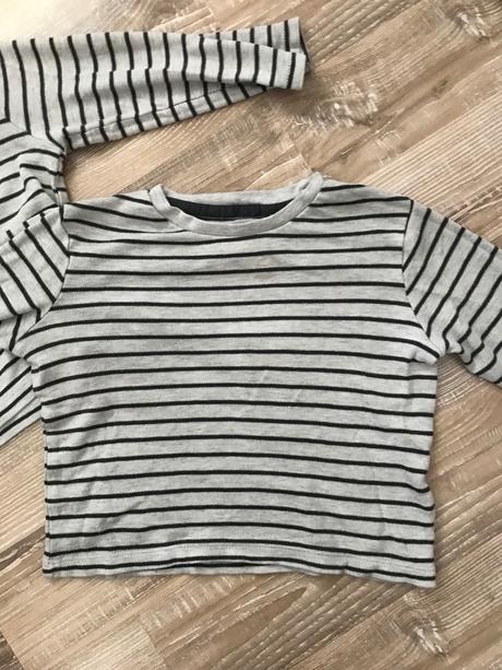 2ks tričká/nátelník dlhý rukáv veľ.86/92, f&f,92