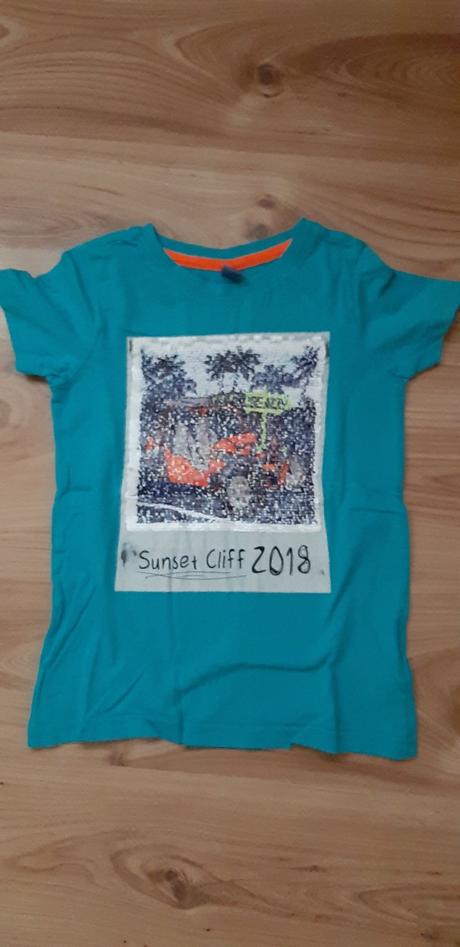 Tričko s premieňacími flitrami, dopodopo,122