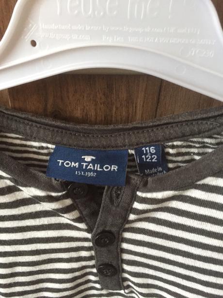 Tom tailor tričko s dlhým rukávom, tom tailor,116