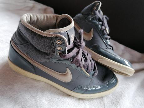 Kožené vysoké tenisky, nike,39