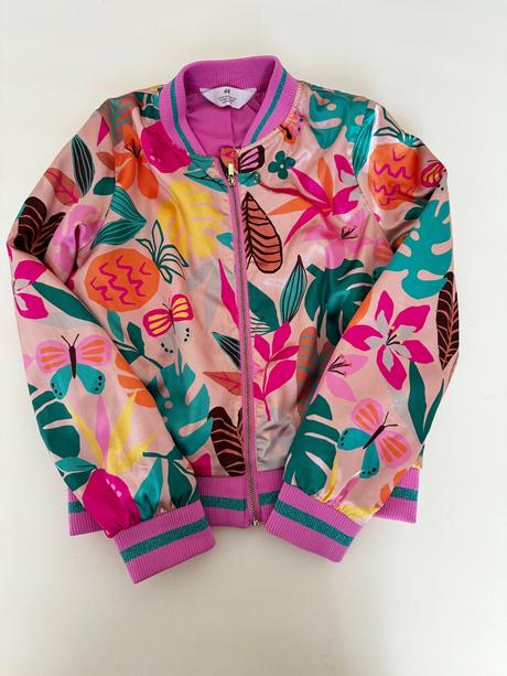 Dievčenská bunda, h&m,140