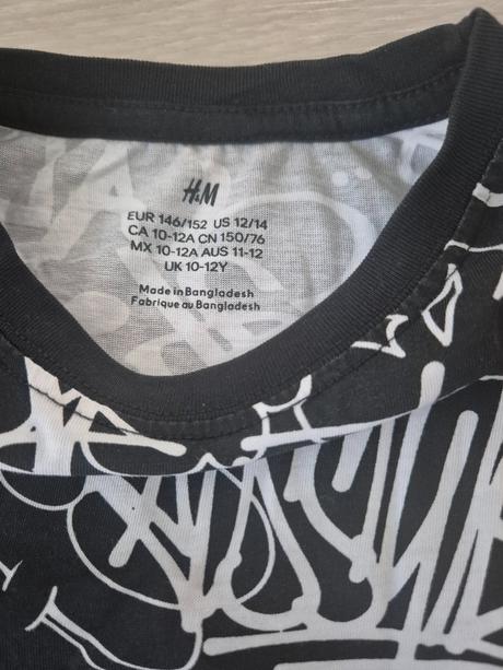 Tričko 146/152, h&m,146