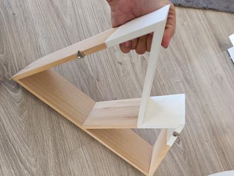 Drevená detská polica hory, 