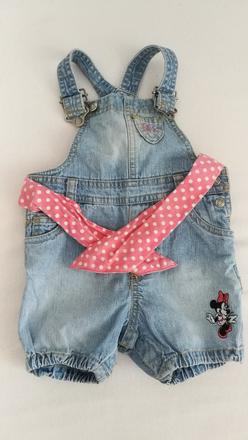 Riflové minnie kraťasky, h&m,68