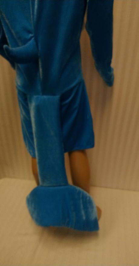 2 dielny modro biely kostým delfín 11-13r, 146-158,