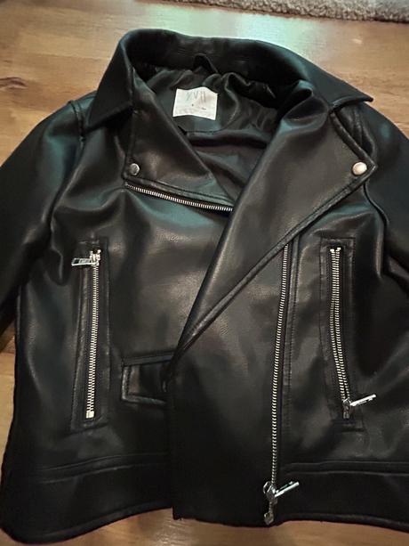 Koženková bunda, zara,134
