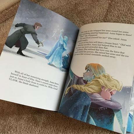 Kniha / dennik frozen v anglictine, 