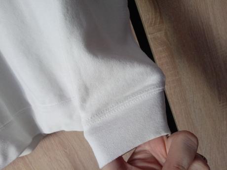 Biela mikina l/xl, xl