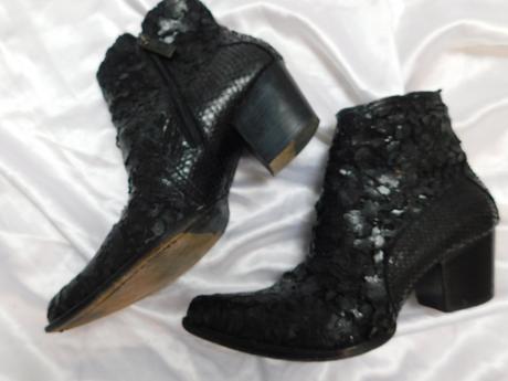 Luxusne damske glamurne kozačky, 36