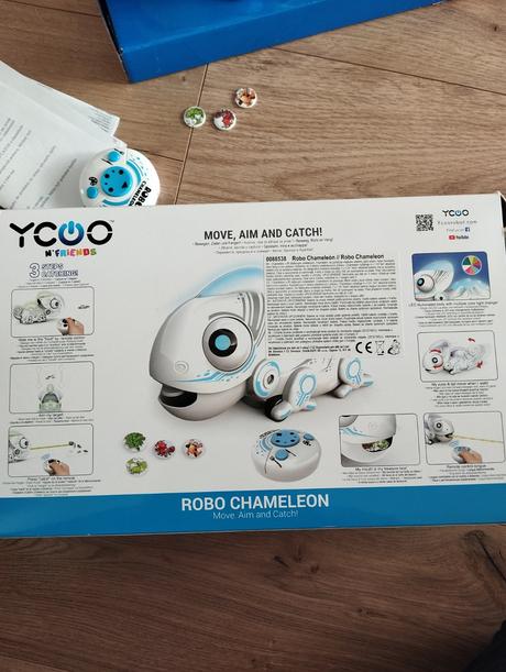 Interaktívna hračka chameleón, 