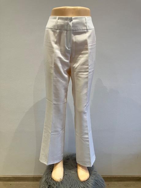 Dámske biele nohavice (40), l