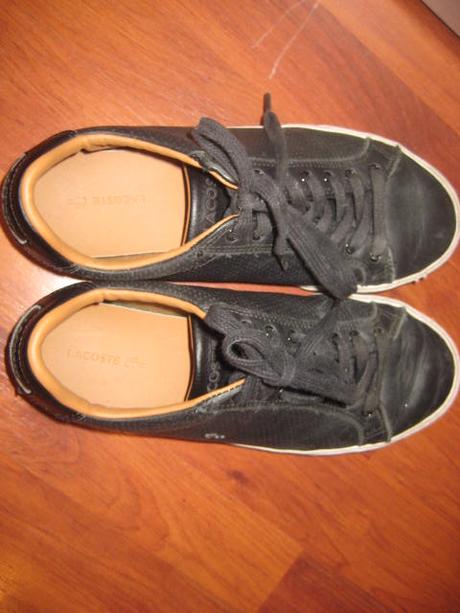 Topánky - tenisky kožené lacoste, lacoste,35