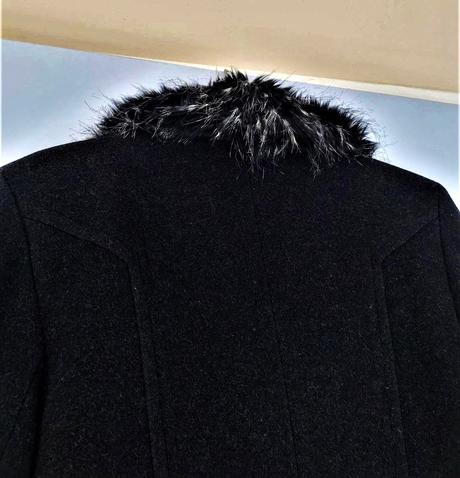 Luxusný kašmírový 3/4 slim kabát, m