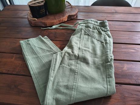 Bebe bavlnené krásne nohavice s vysokým pásom s, bebe,s