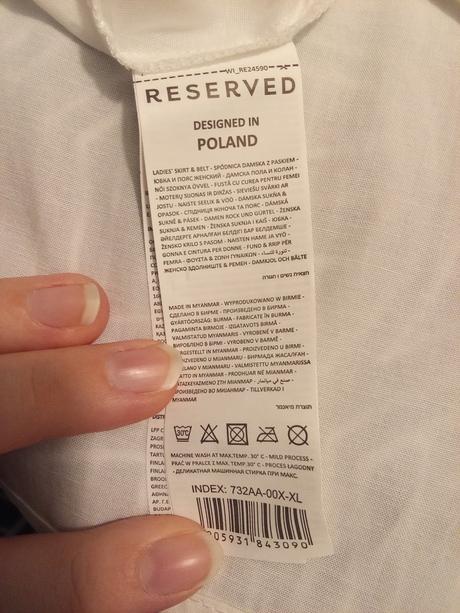 Dlhá sukňa s opaskom, reserved,xl