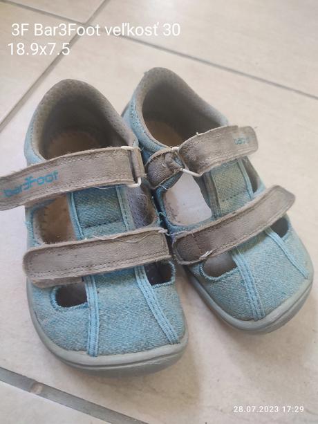 3f bar3foot sandále, 30