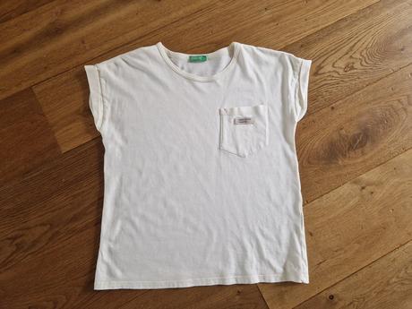 Dievcenske tricko benetton dievca 140 org bavlna, benetton,140
