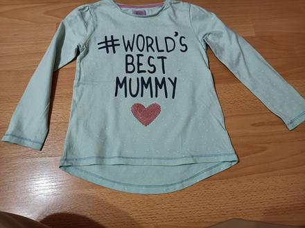 Dievčenské tričko s dlhým rukávom, f&f