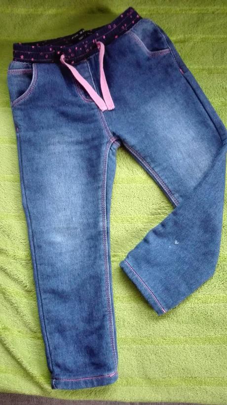 Riflové nohavice, denim co,92