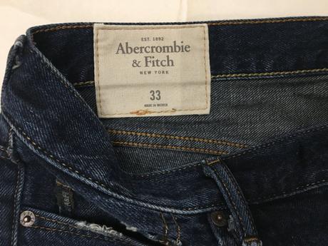 Riflové šortky a&f, abercrombie&fitch,l