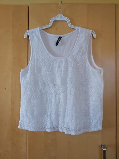 Dámsky biely top č.xl, xl