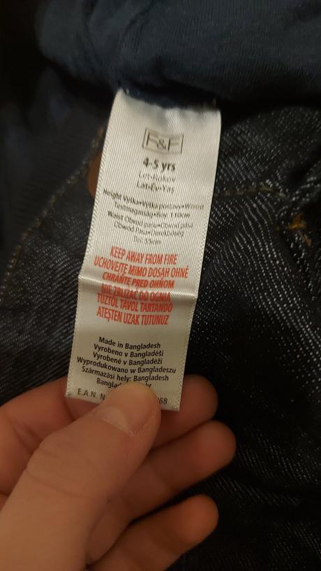 Predám chlapčenské podšité rifle veľ.104-110, f&f,104