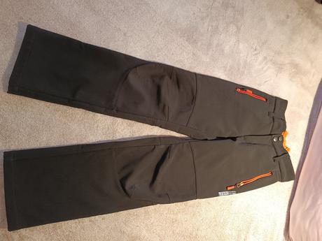 Zateplene softshell nohavice, lewro,140