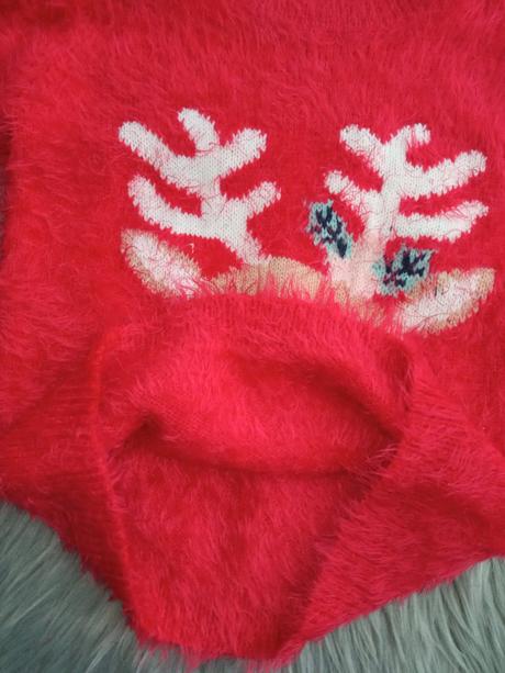 Dievčenský huňatý sveter so sobom (98), 98
