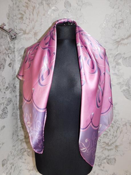 Aker kvalitná luxusna hodvabna elegantná šatka, xl