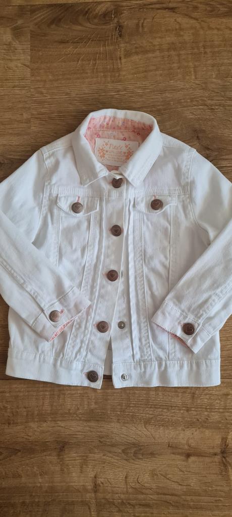 Riflova bunda biela, primark,98